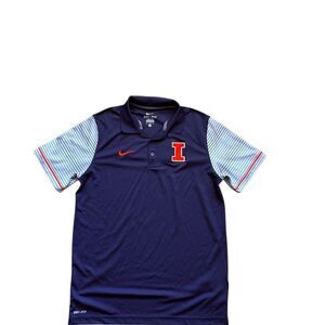 Nike Dri-FIT Navy Polo Shirt Men’s Medium Non Smoking